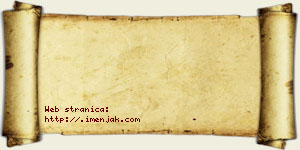 Rumena Ćurić vizit kartica